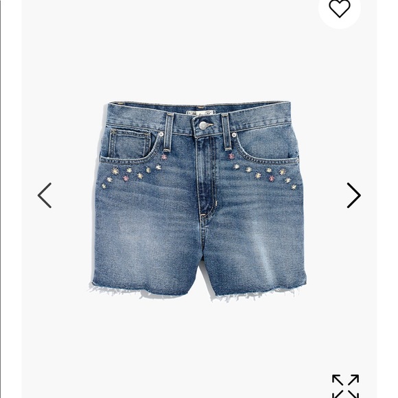 NEW • Madewell • Perfect Vintage Floral Jean Short - Picture 4 of 8